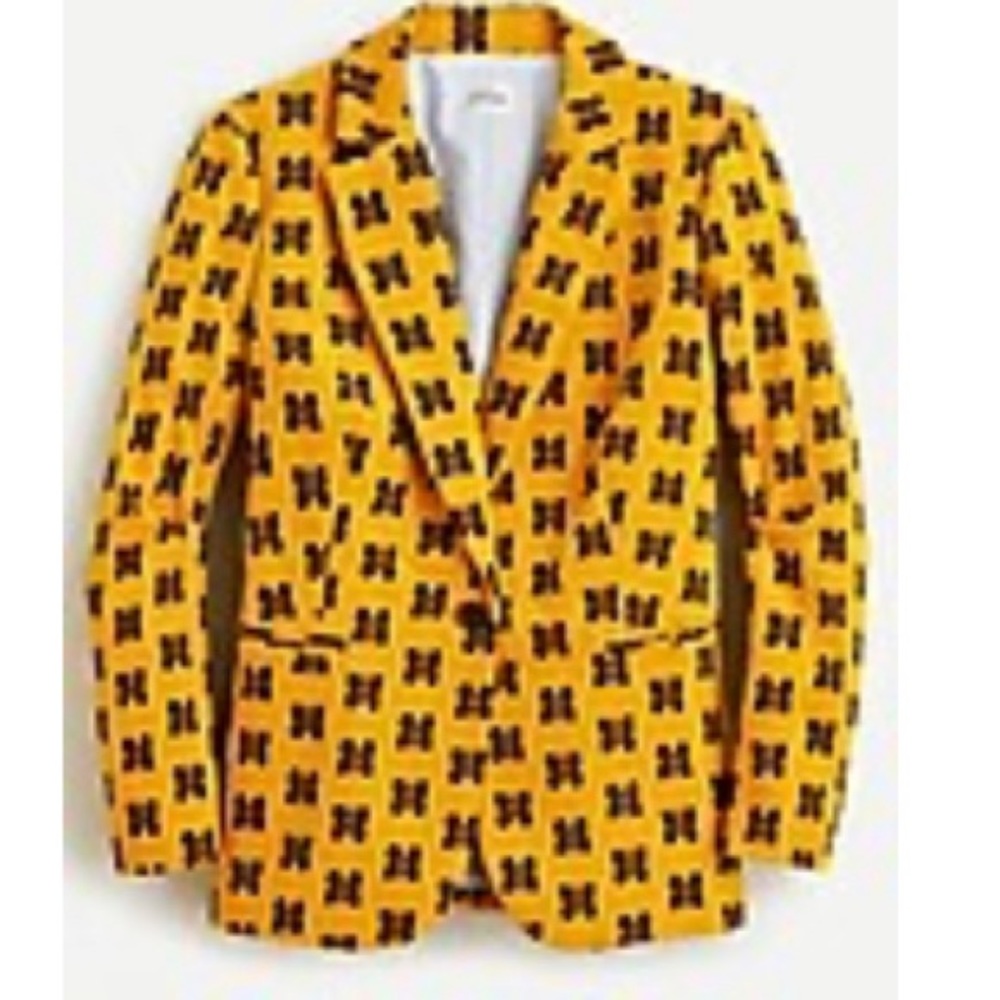 J Crew Parke blazer in butterfly corduroy NWT